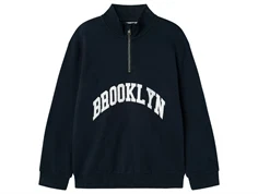 Name It dark sapphire Brooklyn halv lynlås sweatshirt